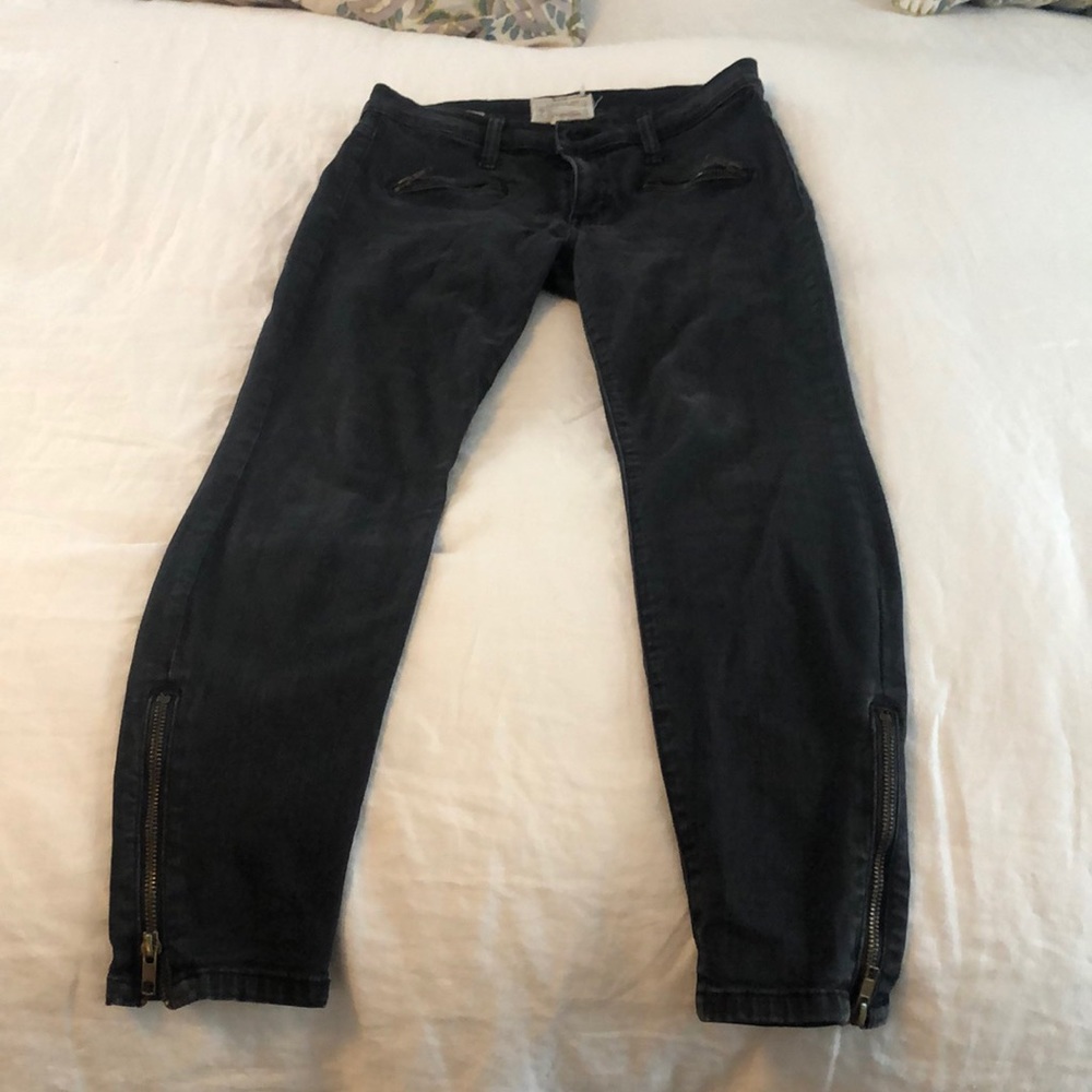 Current Elliott jeans, soft black